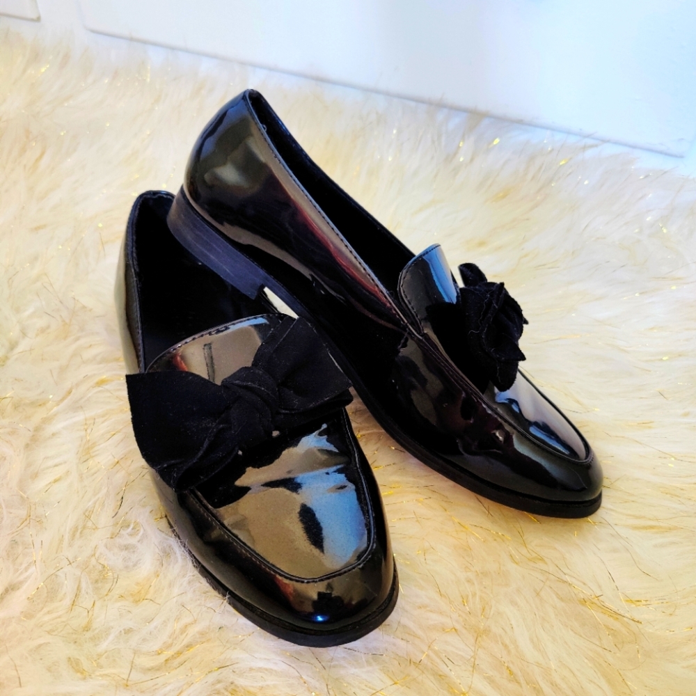 Black Bow Detail ASOS Loafers